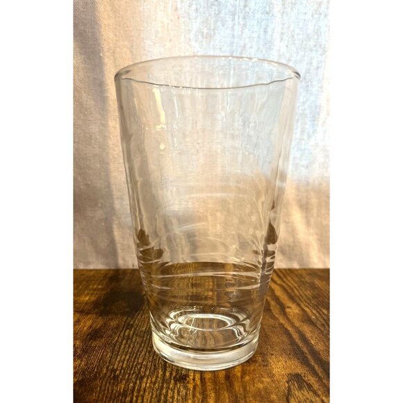 Set Of 5 Libbey Orbita Glasses Wave Pattern 16 Oz Each - Picture 3 of 8